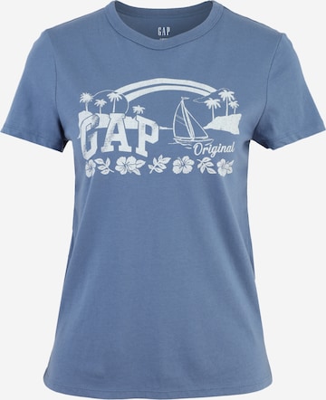 T-shirt Gap Petite en bleu : devant
