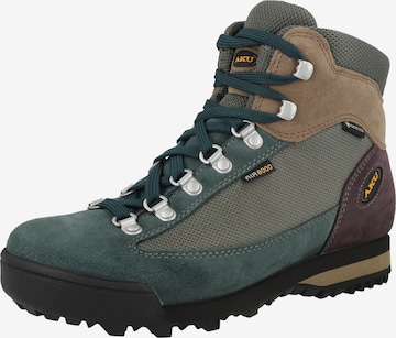 AKU - Botas em verde: frente