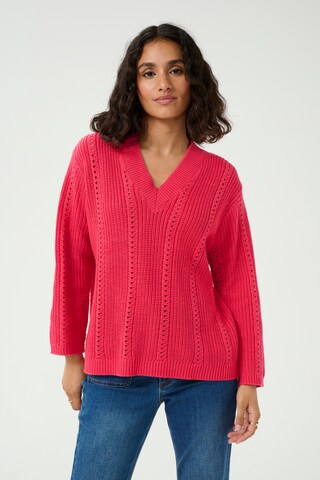 Pullover 'Lorri' di Kaffe in rosa: frontale