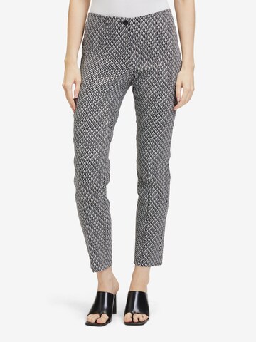 Coupe slim Pantalon à plis Betty Barclay en noir : devant