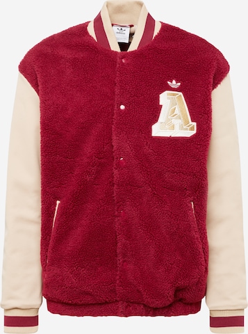 ADIDAS ORIGINALS Демисезонная куртка 'Varsity' в Красный: спереди
