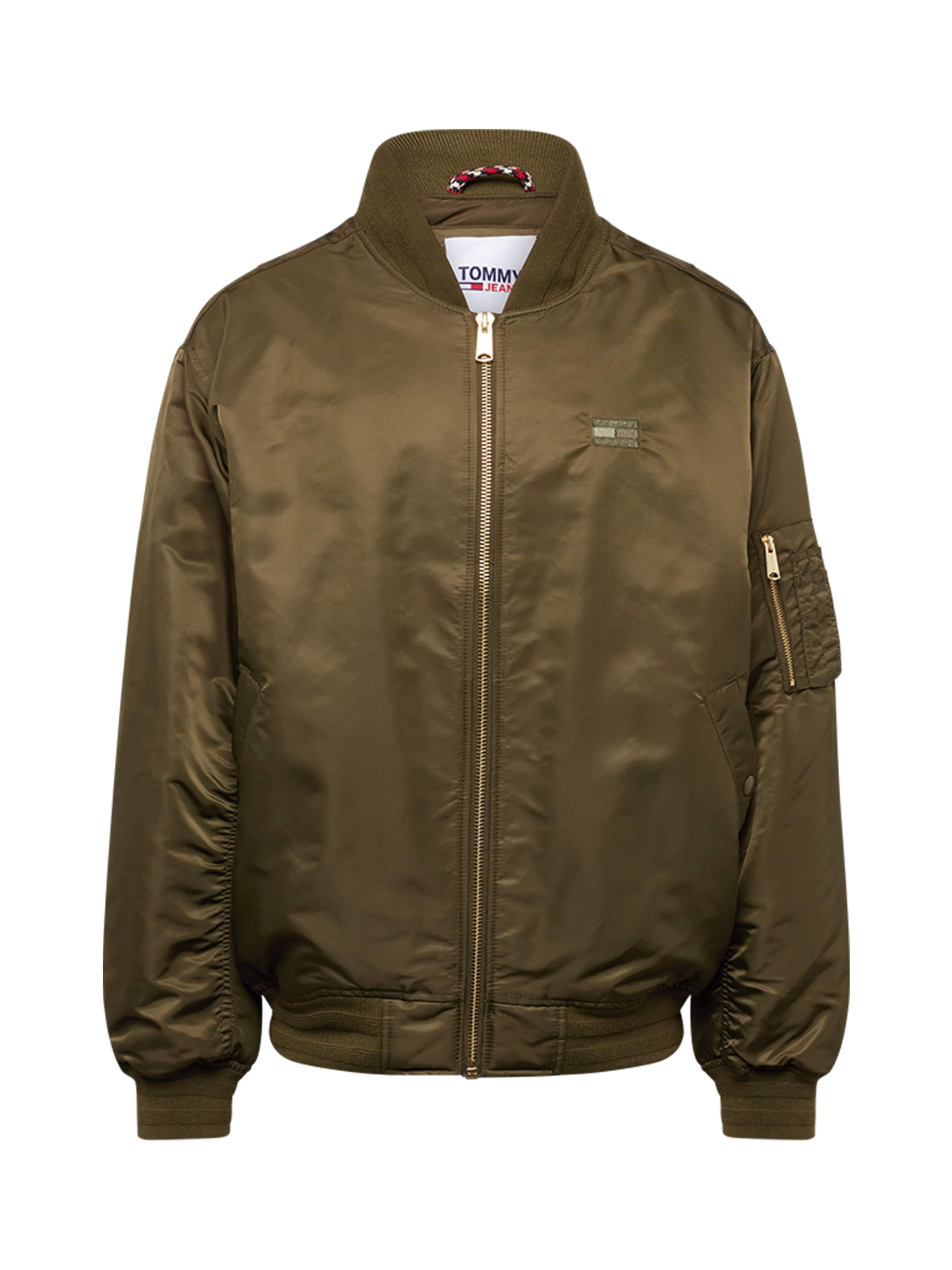 Veste mi-saison 'Authentic' Tommy Jeans en vert : devant