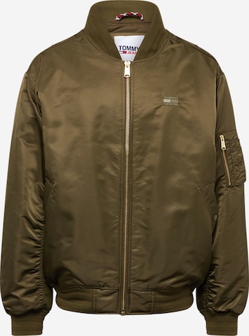 Tommy Jeans Prehodna jakna 'Authentic' | zelena barva: sprednja stran