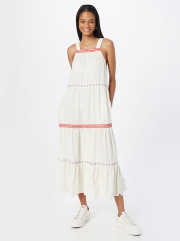 Superdry - Vestido de verano en blanco: frente