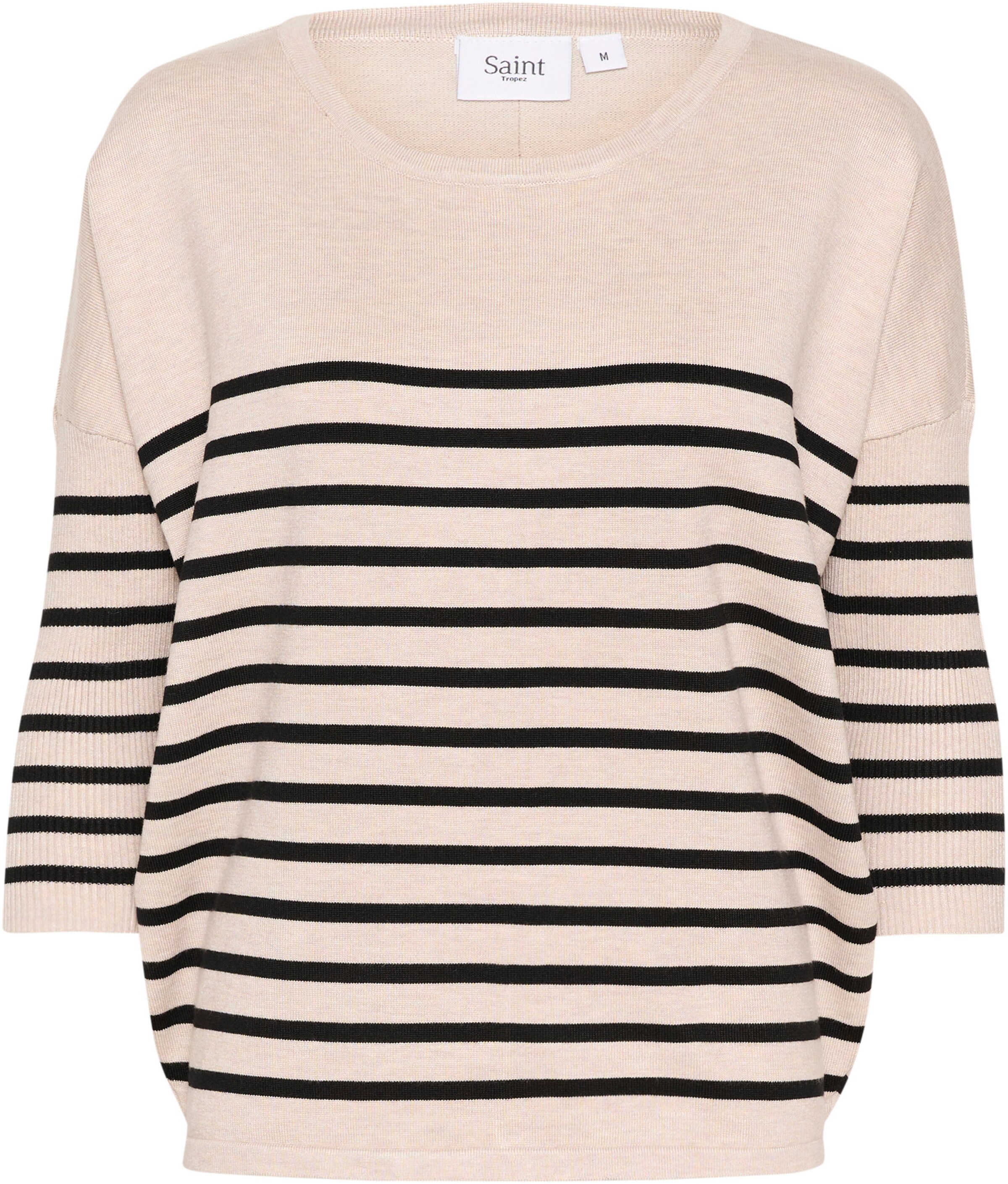 SAINT TROPEZ Sweater 'MilaSZ' in Beige: front