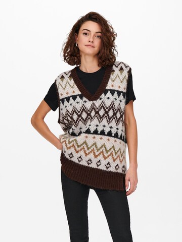 ONLY Sweater 'Smila' in Brown