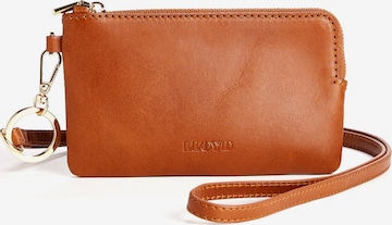 LLOYD Wallet in Brown: front