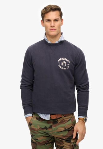 Superdry Sweatshirt in Groen: voorkant