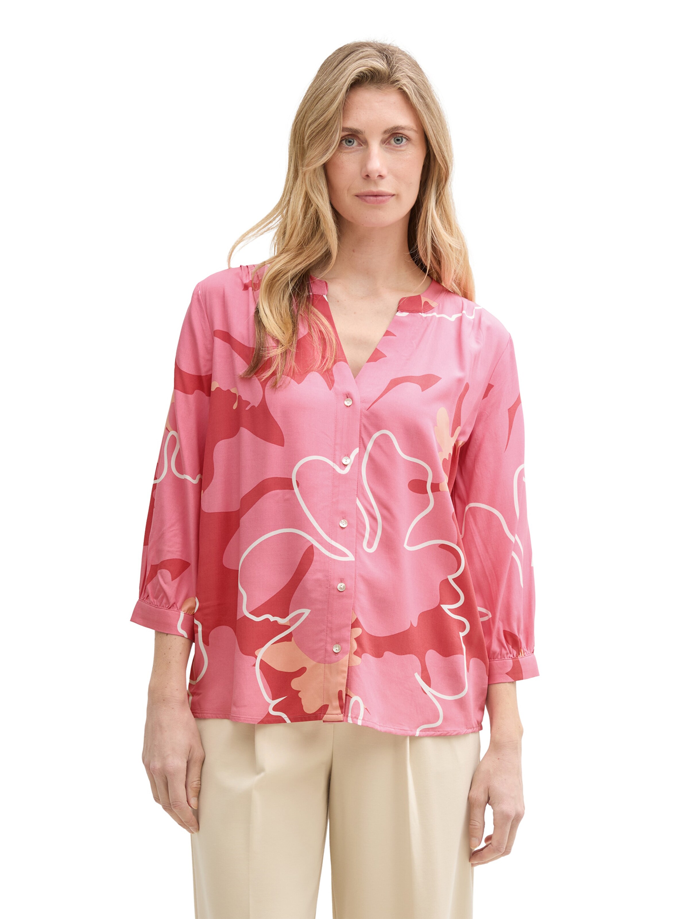 TOM TAILOR Blouse in Pink: front
