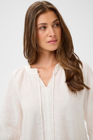 Chemisier 'Bellis' Cream en blanc