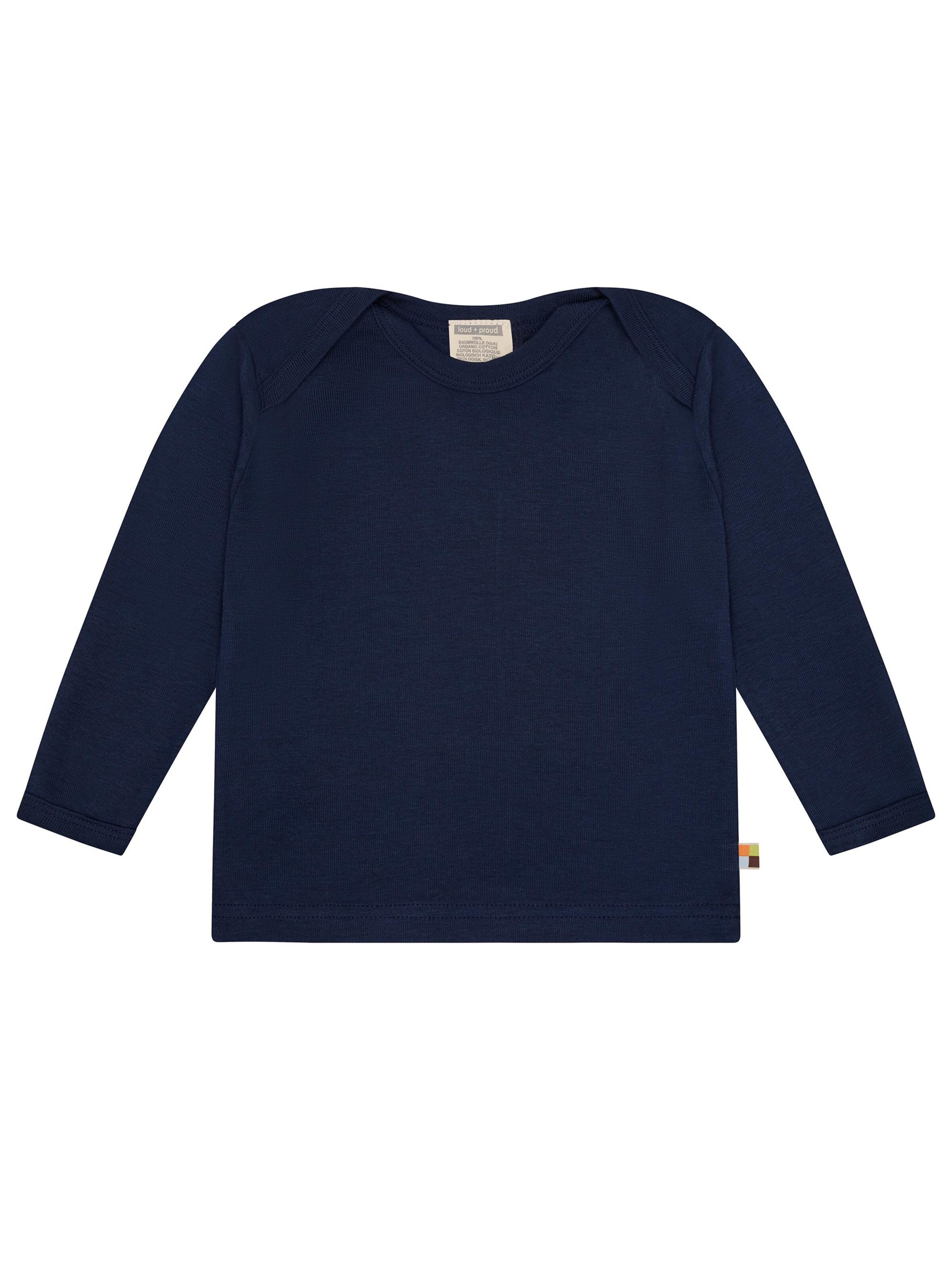 loud + proud Shirt‌‌‌‌‌‌ in Blau: Vorderseite