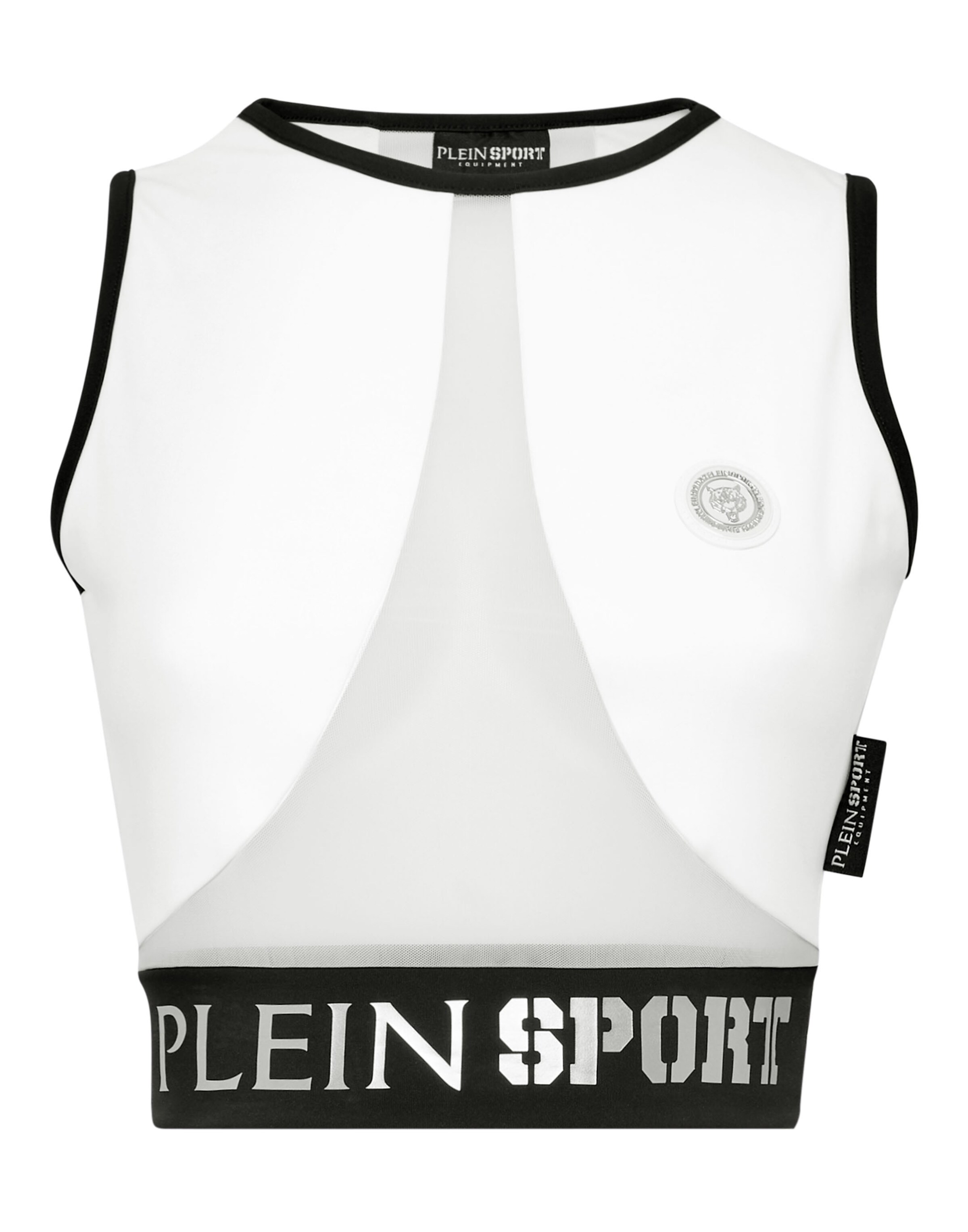 Plein Sport - Top em branco: frente