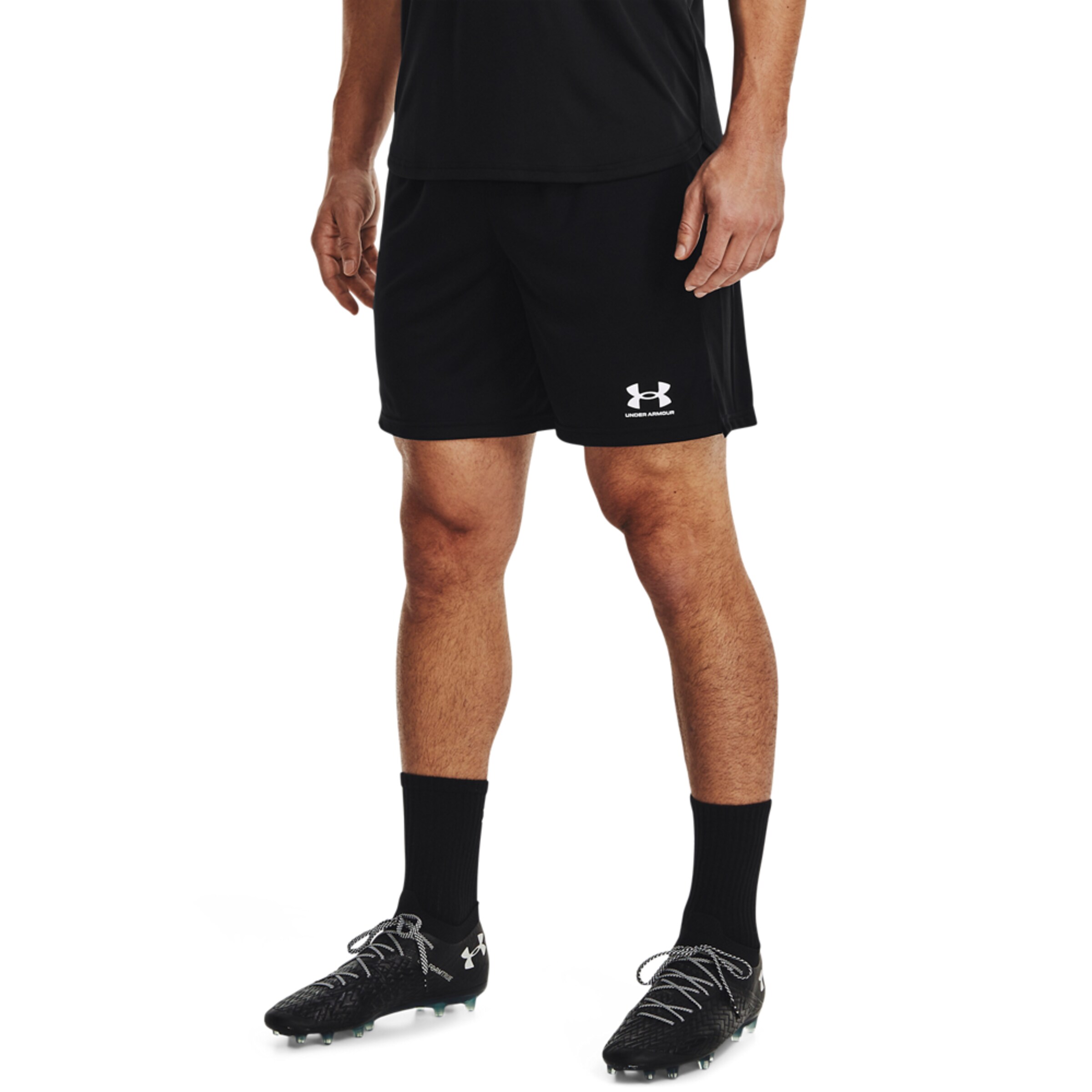 UNDER ARMOUR Regular Workout Pants in Black