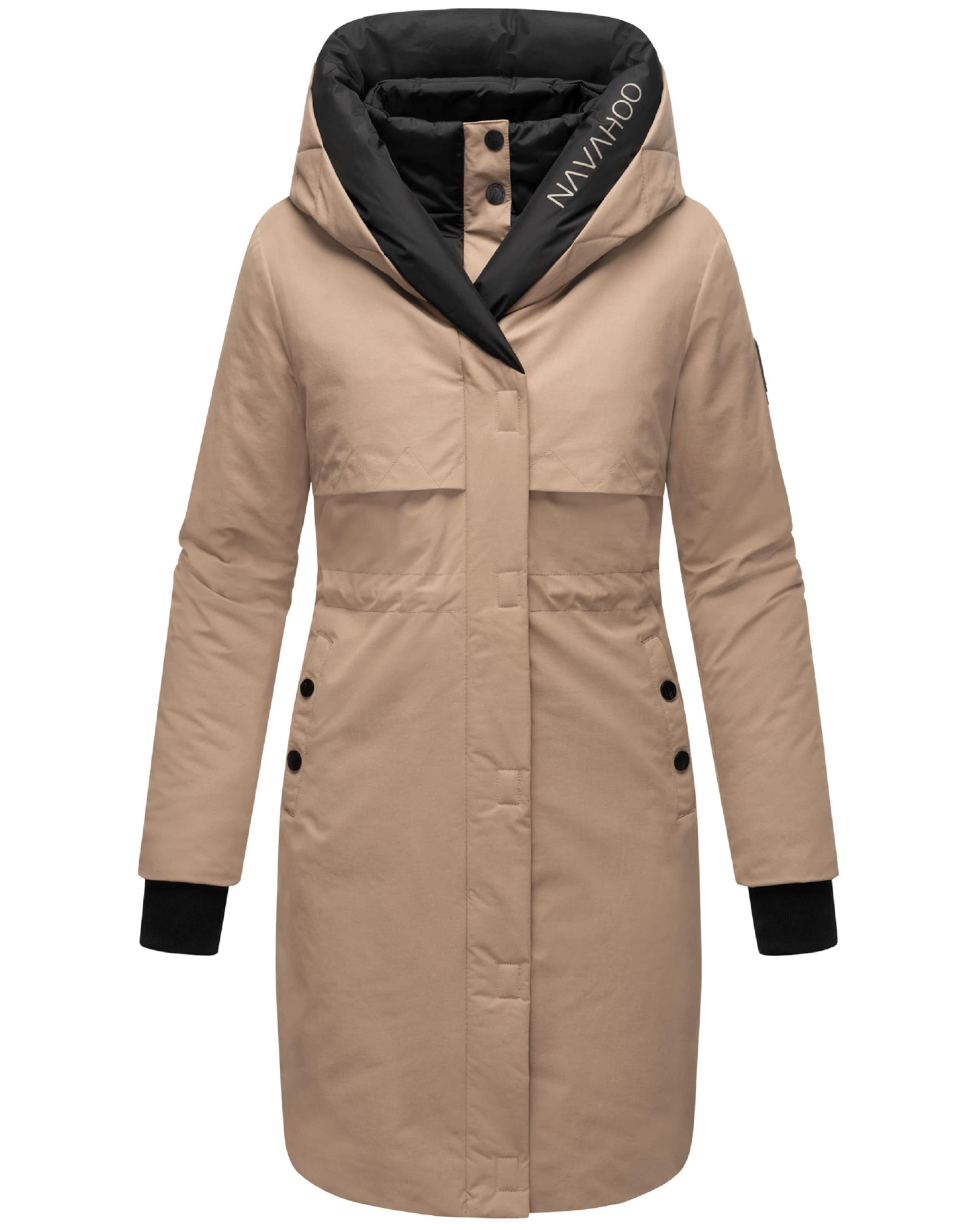 NAVAHOO Зимно палто 'Snowelf' в бежово: отпред