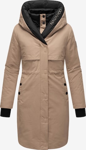 Manteau d’hiver 'Snowelf' NAVAHOO en beige : devant