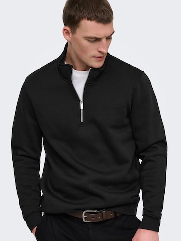 Sweat-shirt 'ONSConnor' Only & Sons en noir