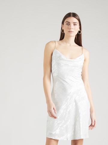 GUESS Φόρεμα κοκτέιλ σε λευκό: μπροστά