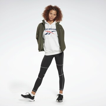 Sweat de sport Reebok en blanc