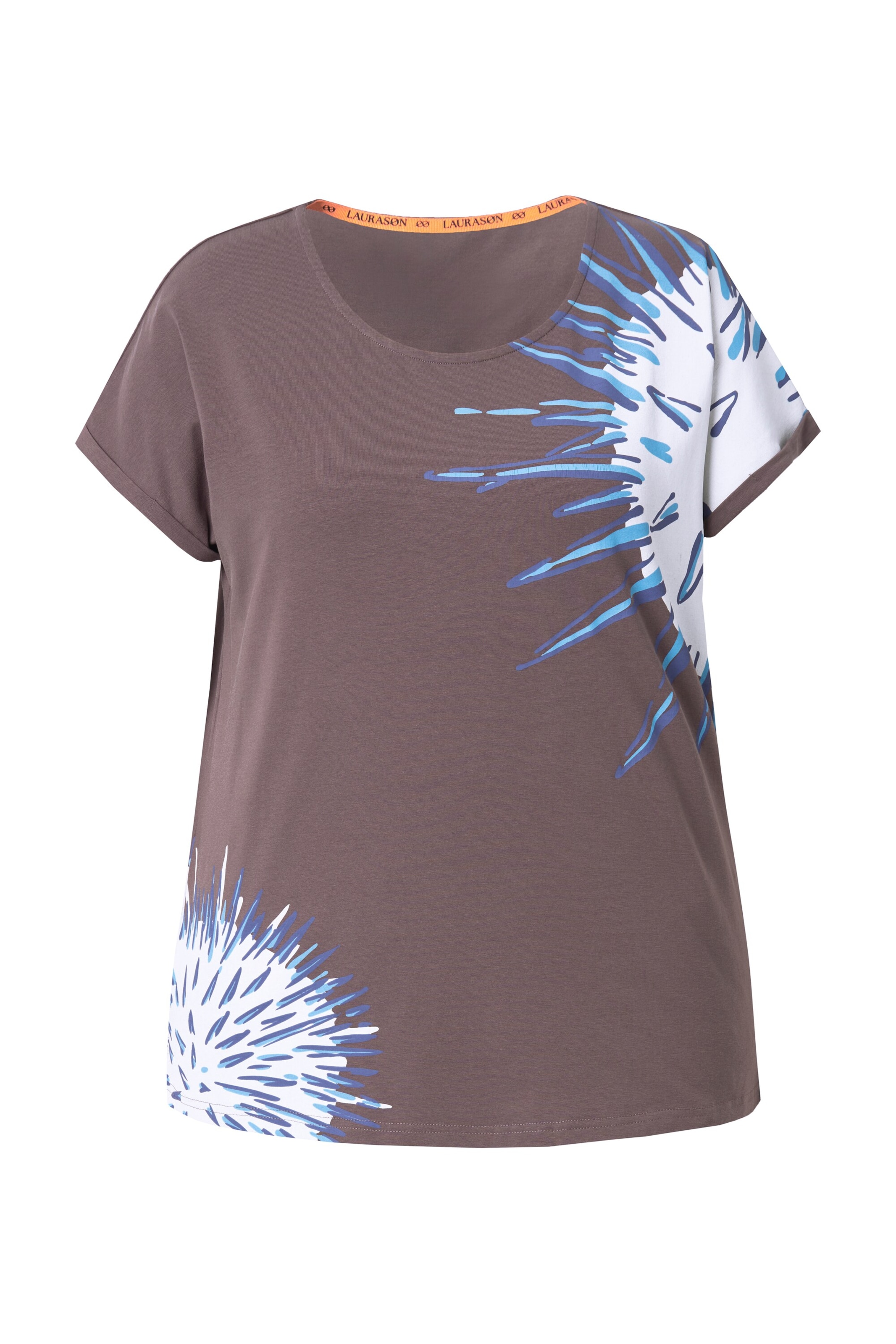 LAURASØN Shirt in Braun: Vorderseite