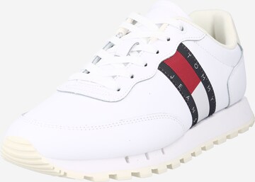 Tommy Jeans Låg sneaker i vit: framsida