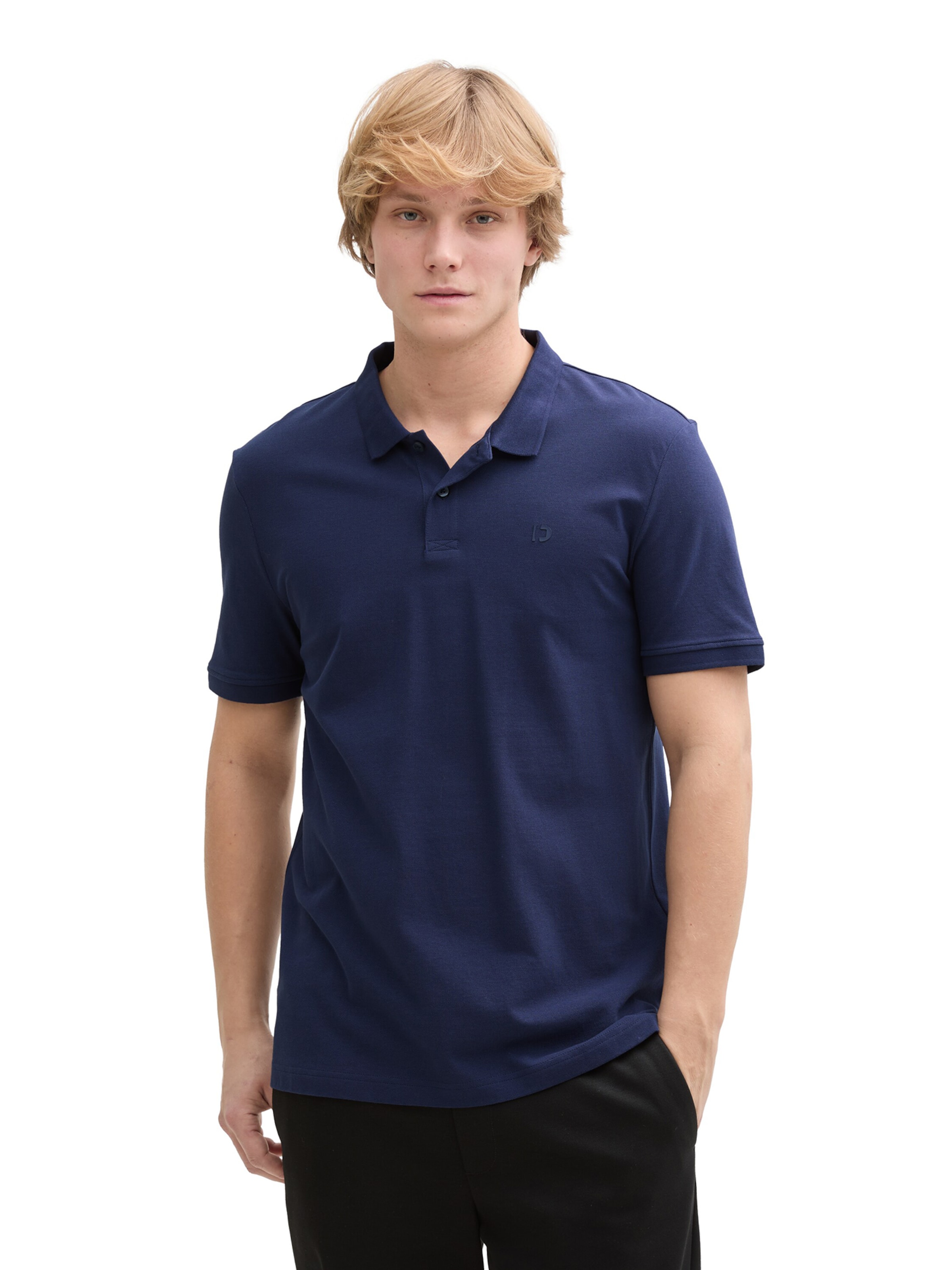 TOM TAILOR DENIM Poloshirt in Blau: Vorderseite