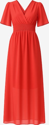 Robe Elara en rouge : devant