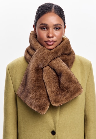 CESARE GASPARI Scarf in Brown