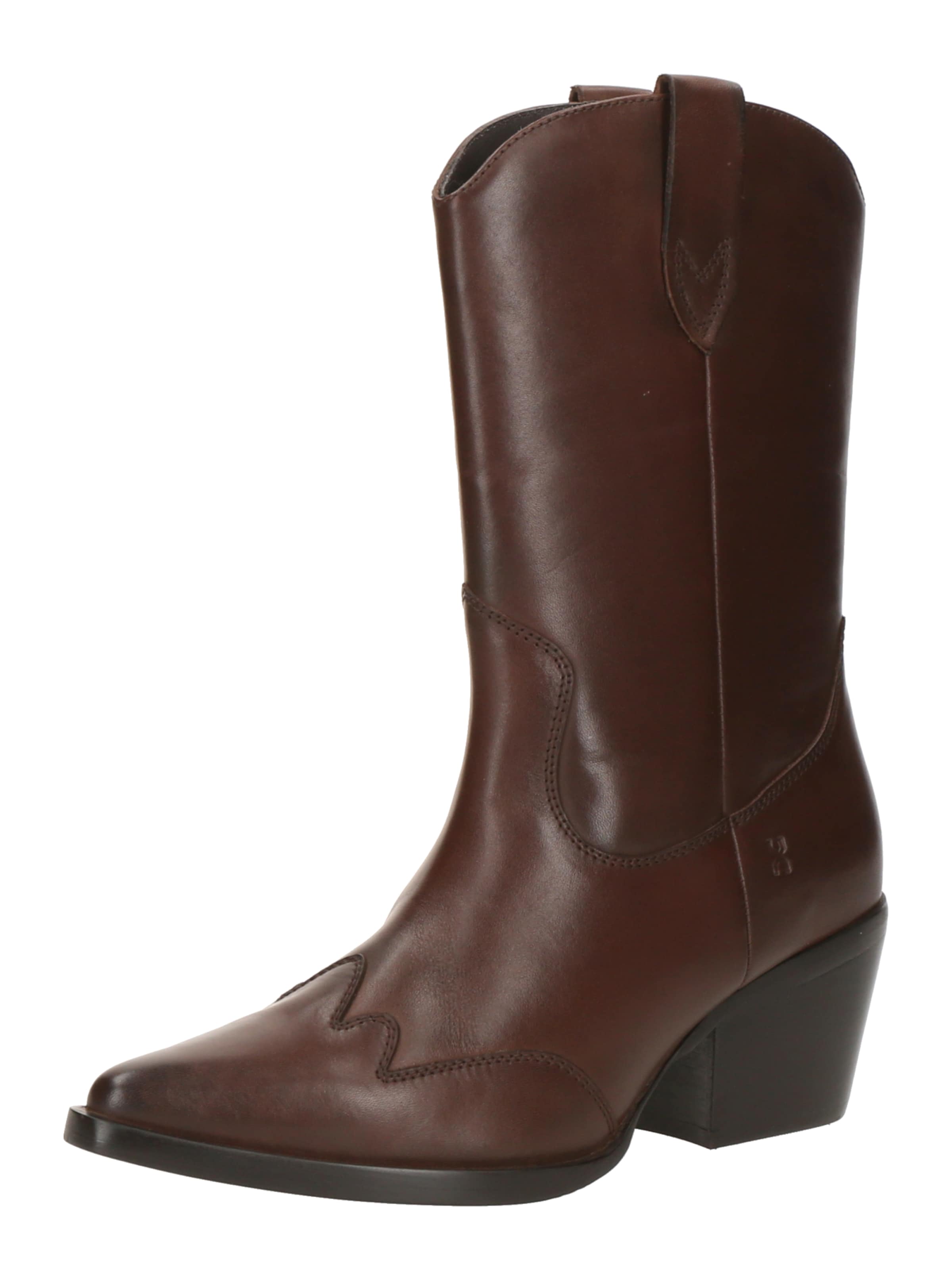 BRONX Καουμπόικη μπότα 'Jukeson' σε καφέ: μπροστά