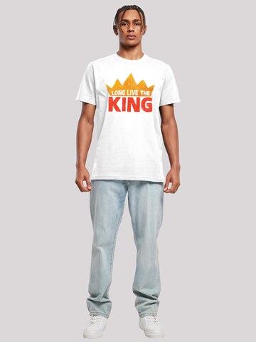 F4NT4STIC T-Shirt 'Disney König der Löwen Movie Long Live The King' in Weiß