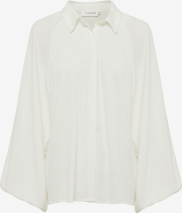 Tussah - Blusa 'TARINA' en blanco: frente