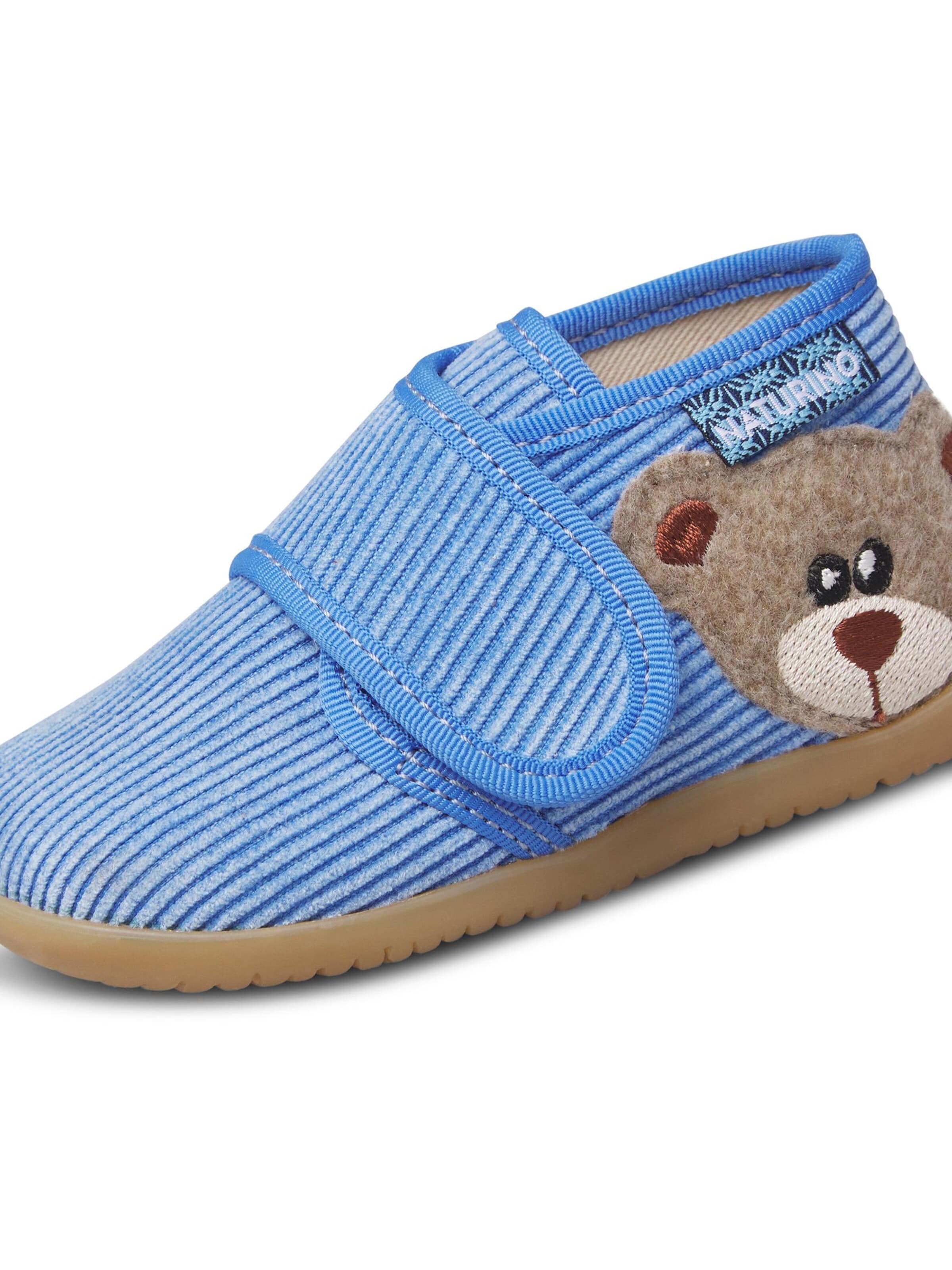 NATURINO Slipper 'CARILLON' in Blue