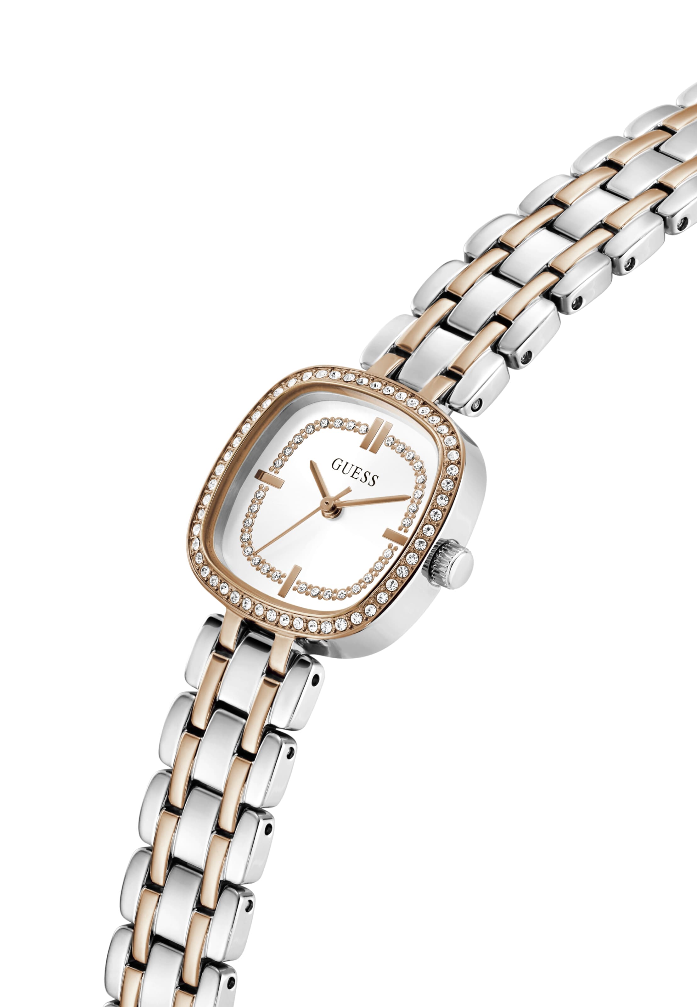 GUESS Analoog horloge ' HAZEL ' in Zilver