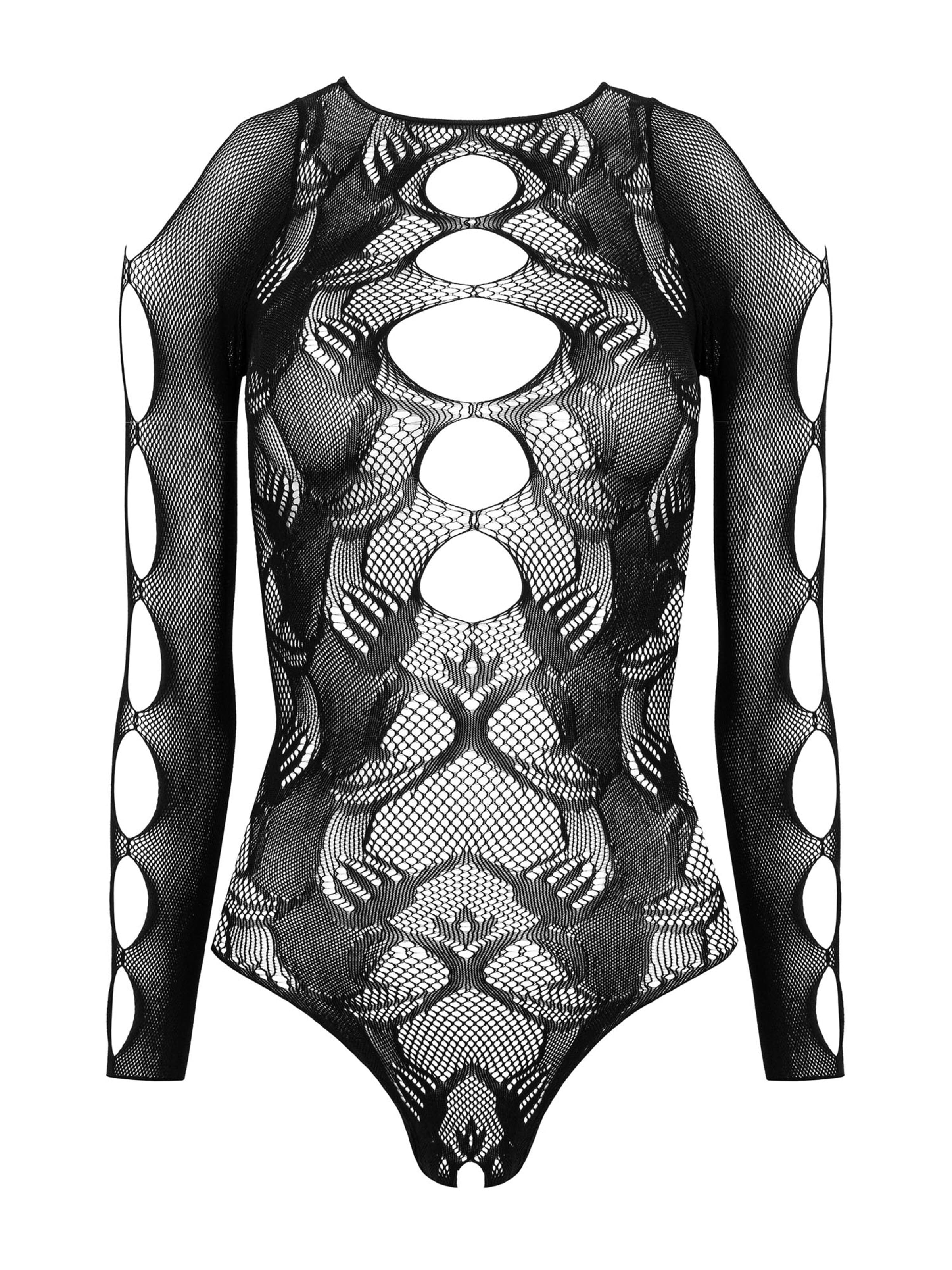 KOTEK Crotchless Lingerie 'FB002' in Black