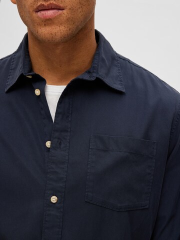 SELECTED HOMME - Ajuste regular Camisa en azul