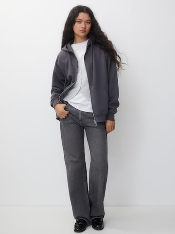 Pull&Bear Sweat jacket in Grey