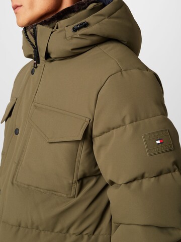 TOMMY HILFIGER Zimní parka – zelená