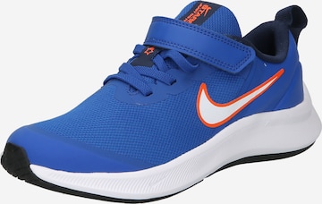 NIKE Athletic Shoes 'Star Runner 3' in Blue: front