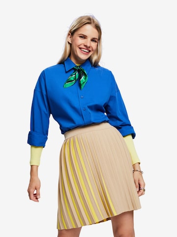 ESPRIT Blouse in Blauw: voorkant