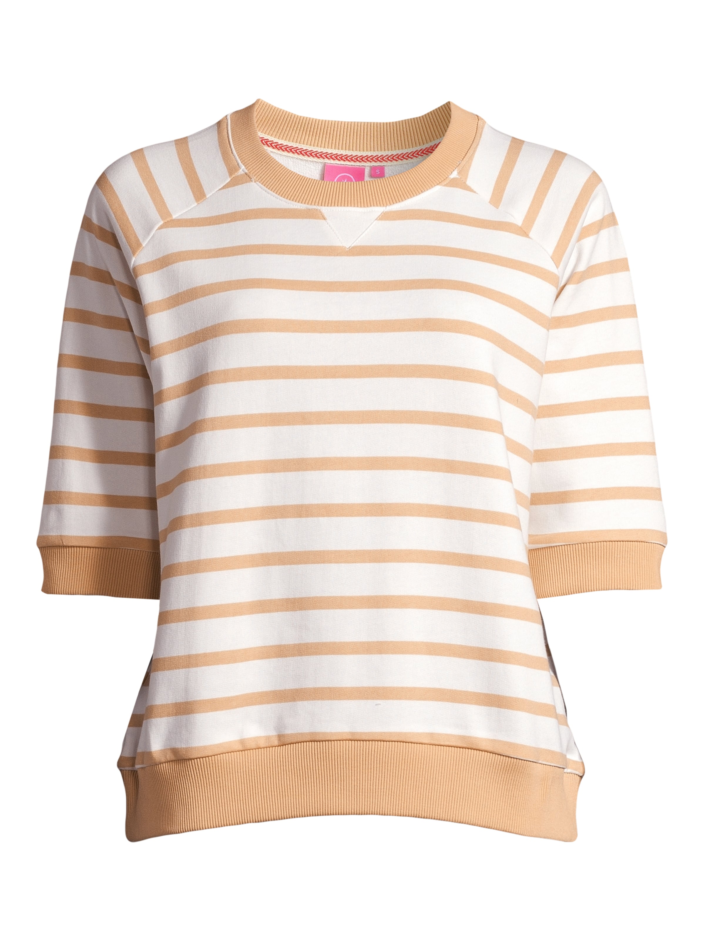 Sweat-shirt salzhaut en beige : devant