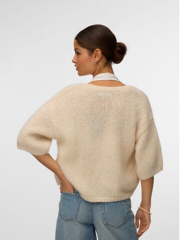 VERO MODA Knit cardigan 'VMMAYBE' in White