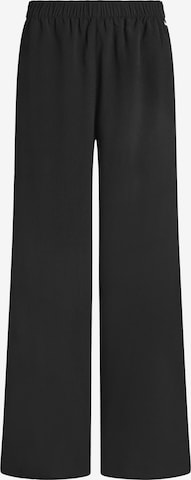 Calvin Klein Wide Leg Housut värissä musta: etupuoli