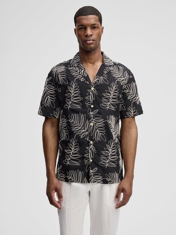 STRELLSON Regular fit Button Up Shirt 'Clint' in Black: front