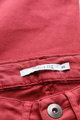 TEQUILA SOLO Skinny-Jeans 25-26 in Rot