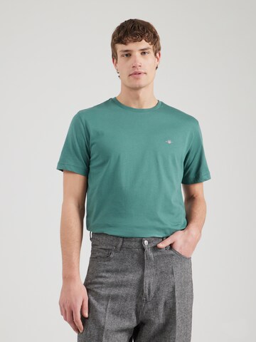 GANT Футболка в Зеленый: спереди