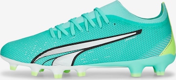 PUMA Футболни обувки 'Ultra Match' в синьо: отпред