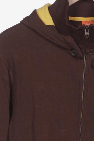 SANSIBAR Sweatshirt & Zip-Up Hoodie in M in Brown