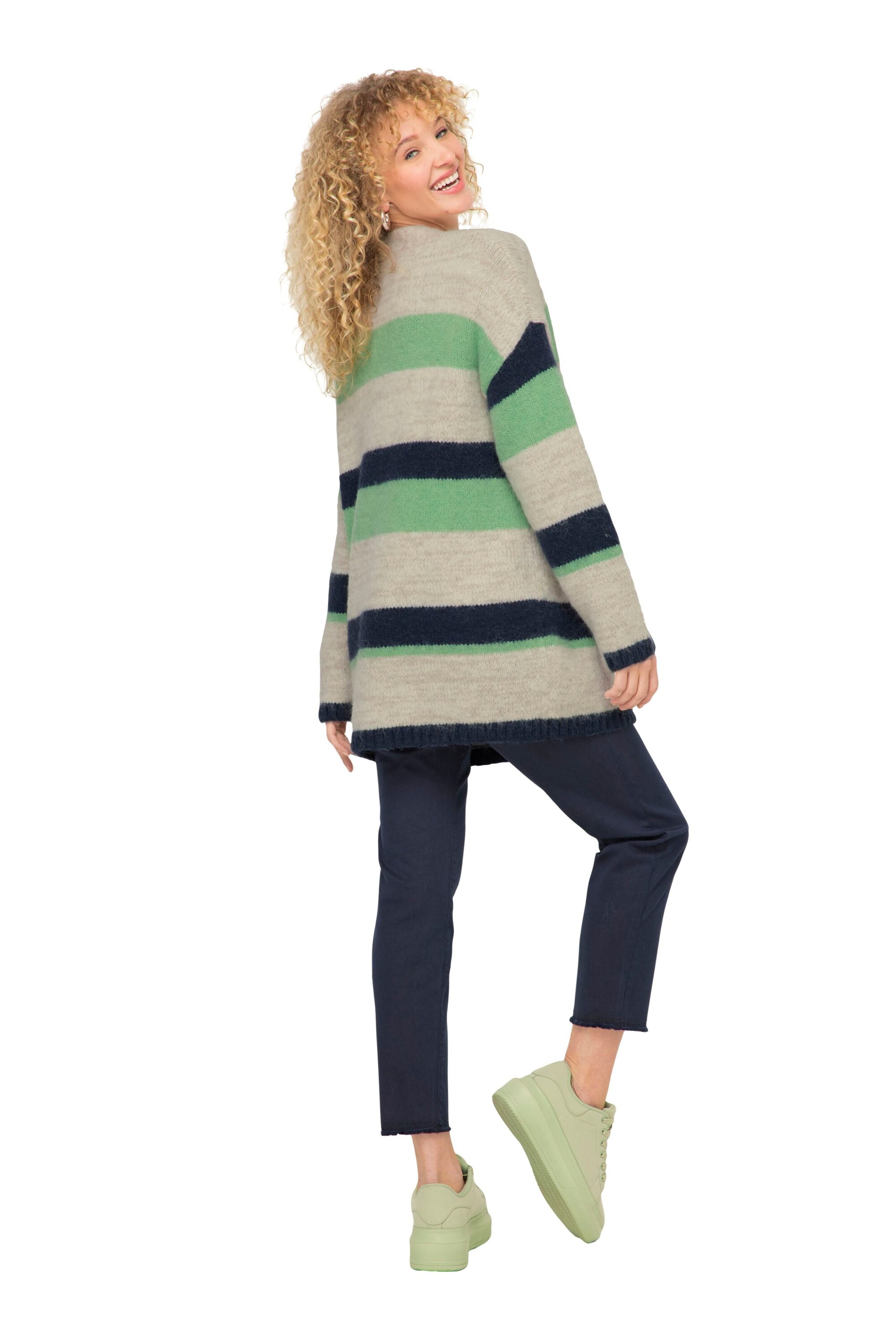 LAURASØN Strickjacke in Grün