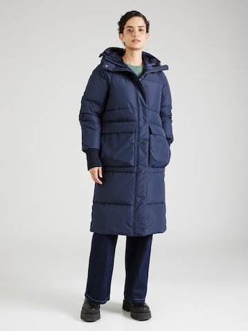 Manteau mi-saison Embassy of Bricks and Logs en bleu : devant