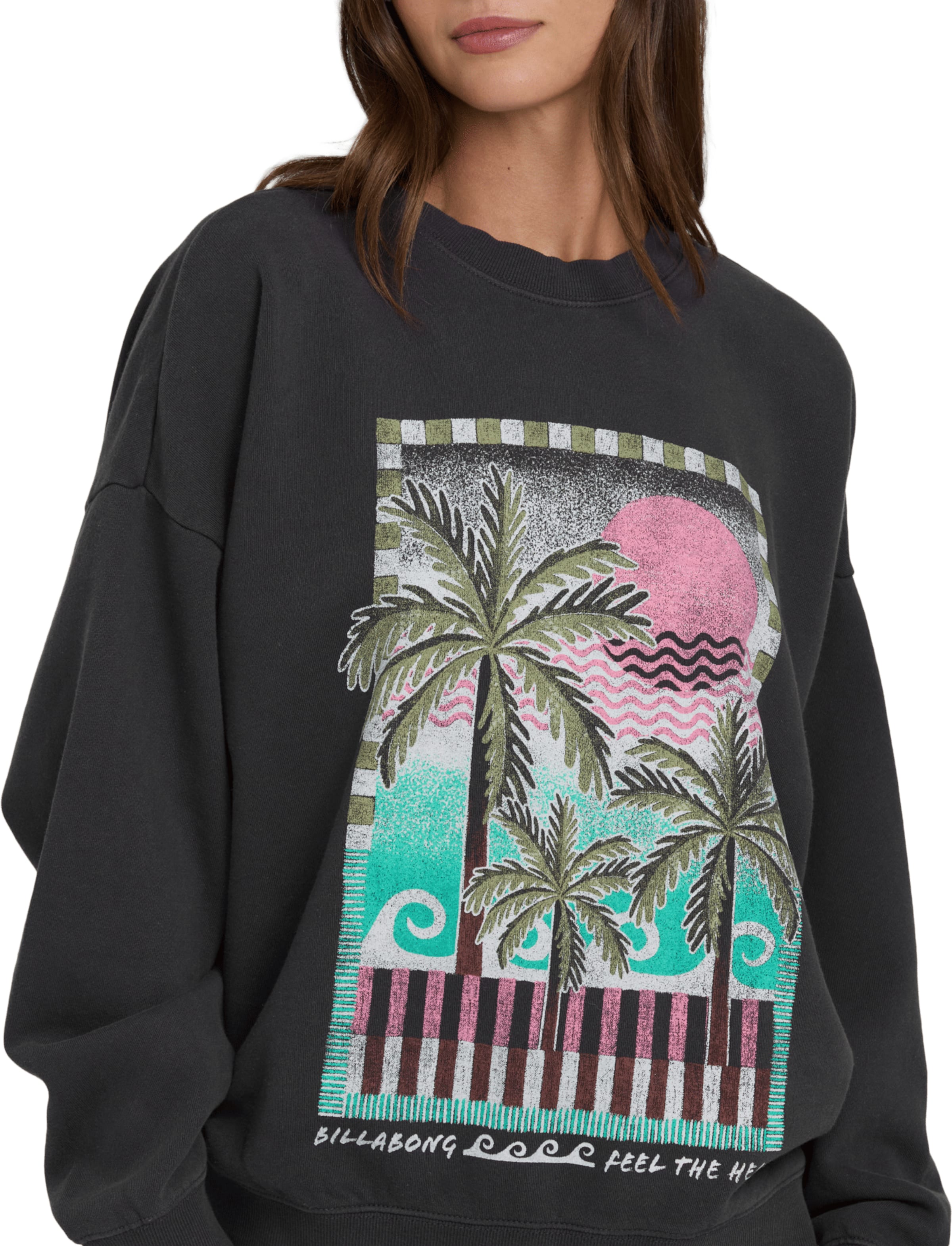 BILLABONG Sweatshirt 'Echo' in Schwarz