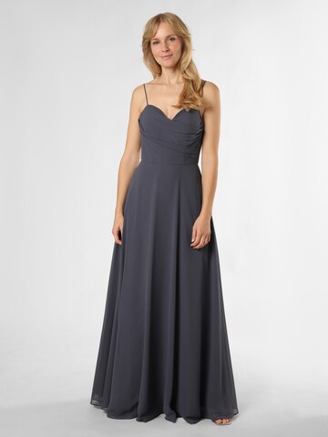 Laona Evening Dress in Grey: front